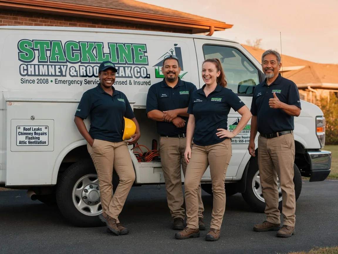 Chimney flashing repair company in Sedalia, OH